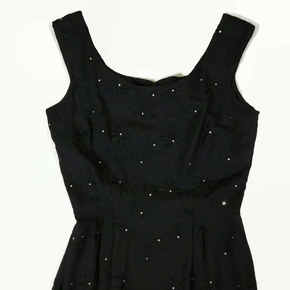 VTG 50s MCM Jerry Gilden Spectator Classic Sexy Bombshell Little Black Dress